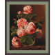 Набір для вишивки гобеленів Luca-S Троянди у вазі G488 фото