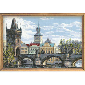 Набор для вышивки крестом Риолис 1058 Прага.Карлов мост