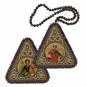 Набор для вышивания двухсторонней иконы Нова Слобода ВХ-1214 Св. Мц. Катерина и Ангел Хранитель