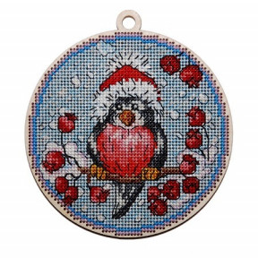 Набор для вышивки крестом Alisena 5530 Новогодняя – Птичка