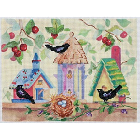 Набор для вышивания Janlynn 023-0274 Birdhouses