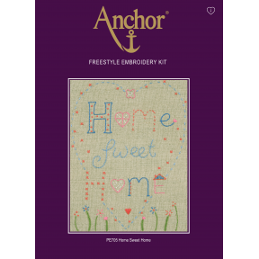 Набор для вышивания гладью Anchor PE705 Дом Милый Дом фото