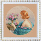 Набор для вышивания крестиком OLanTa VN-112 Девушка с розами