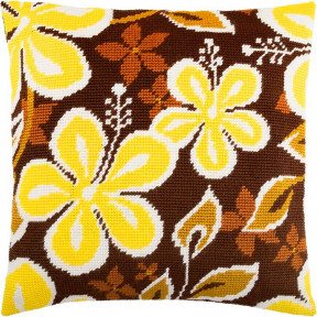 Набор для вышивки подушки Чарівниця V-229 Жёлтые цветы фото