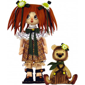 Набор для шитья куклы и мягкой игрушки ZooSapiens К1071 Девочка