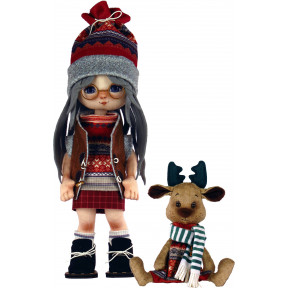Набор для шитья куклы и мягкой игрушки ZooSapiens К1074 Девочка