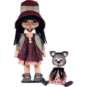 Набор для шитья куклы и мягкой игрушки ZooSapiens К1075 Девочка