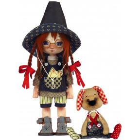 Набор для шитья куклы и мягкой игрушки ZooSapiens К1077 Девочка