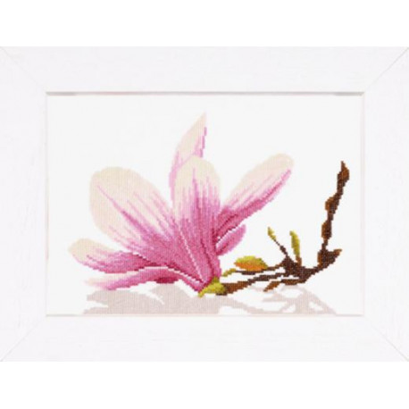 Набор для вышивания PN-0008304 Magnolia Twig with Flower