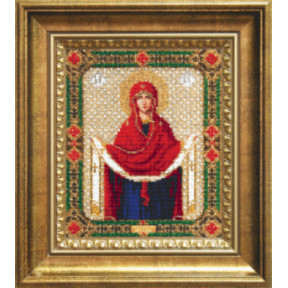 Набор для вышивания бисером Б-1128 Покров Пресвятой Богородицы