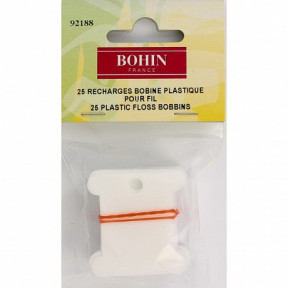 25 пластиковых бобинок Bohin (Франция) 92188