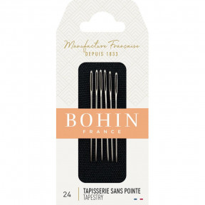 Набір голеленових голок Tapestry №24 (6шт) Bohin (Франція) 00836
