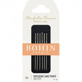 Набір голеленових голок Tapestry №26 (6шт) Bohin (Франція) 00838