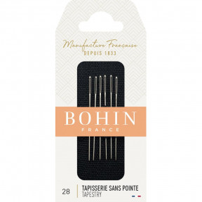 Набір голеленових голок Tapestry №28 (6шт) Bohin (Франція) 00870