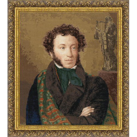 Набор для вышивки Золотое Руно Портрет поэта А.С. Пушкина 1827