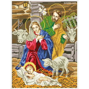 Набор для вышивания бисером БС Солес Рождество Христово РХ фото