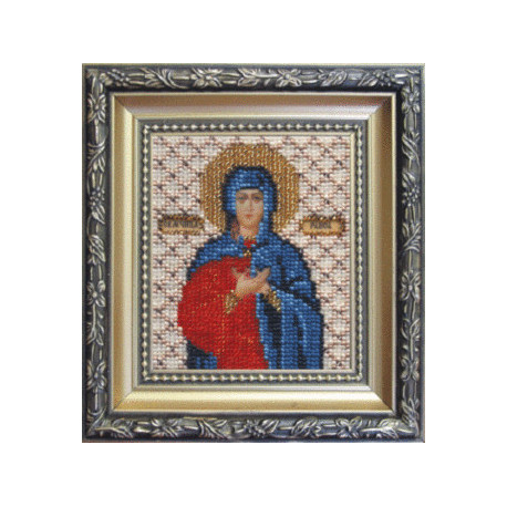 Набор для вышивания бисером Б-1072 Икона святой мученицы Раисы