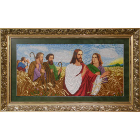 Набор для вышивания бисером БС Солес Иисус с апостолами в поле ІАП