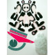 Набір для шиття м'якої іграшки ZooSapiens Панда в береті М4016