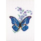 Набір для вишивання хрестиком RTO Синюха та метелик EH364 фото