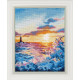 Набір для вишивання хрестиком Овен Захід сонця на морі 1182 фото