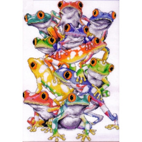 Набір для вишивання Design Works 2599 Frog Pile фото
