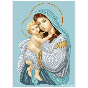Набор для вышивания бисером БС Солес Мадонна с ребенком (благодать) МДБ