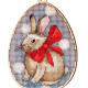 Набір для вишивання хрестиком Alisena Пасхальна кролик – з