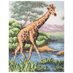 Набор для вышивания Anchor Giraffe PCE965 фото