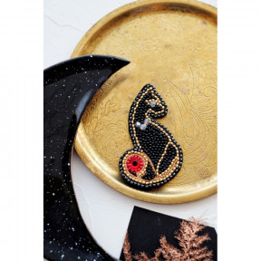 Набор для вышивки бисером украшения на натуральном художественном холсте Абрис Арт Леди AD-048