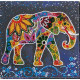 Набор для вышивки бисером на холсте Абрис Арт Индийский слон