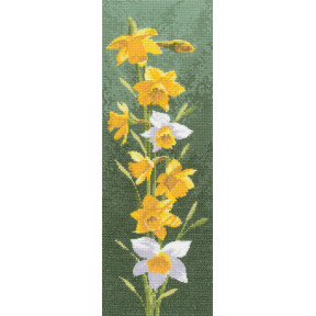 Набор для вышивания крестом Heritage Crafts Daffodil H469