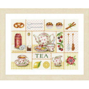 Набор для вышивания Lanarte Tea Party Чаепитие PN-0163387 фото