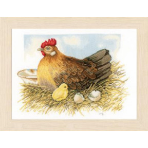 Набор для вышивания Lanarte Mother Hen Мама курица PN-0165381
