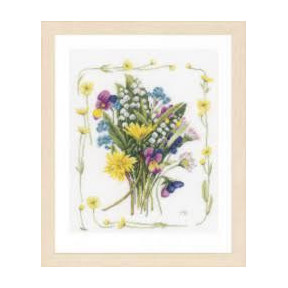 Набор для вышивания Lanarte Bouquet of field flowers Букет полевых цветов PN-0167125