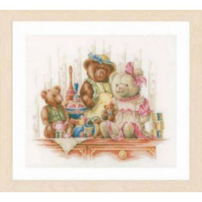 Набор для вышивания Lanarte Bears and Toys Медведи и игрушки