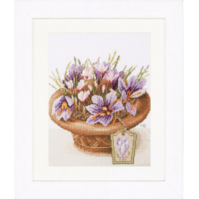 Набор для вышивания Lanarte Crocus Flowers Крокусы PN-0168601