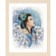 Набір для вишивання Lanarte Asian Lady In Blue Азіатська