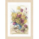 Набор для вышивания Lanarte Flowers and Lapwing Цветы и Чибис