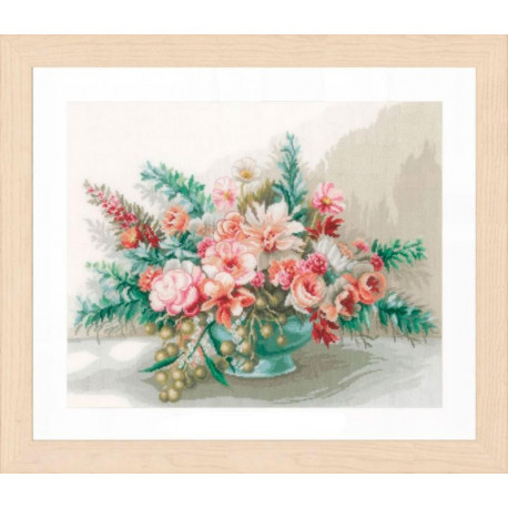 Набор для вышивания Lanarte Bouquet of flowers Букет цветов