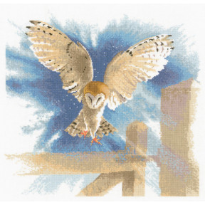 Набір для вишивання хрестиком Heritage Crafts Owl in Flight