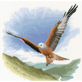 Набор для вышивания крестом Heritage Crafts Red Kite in Flight