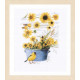 Набор для вышивания Lanarte Helianthus sunflowers Подсолнухи