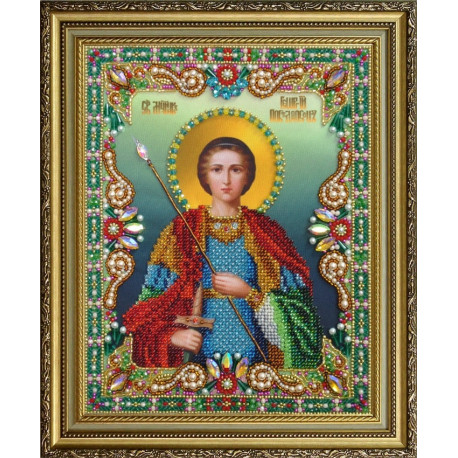 Набір для вишивання бісером Картини Бісером Ікона Святий