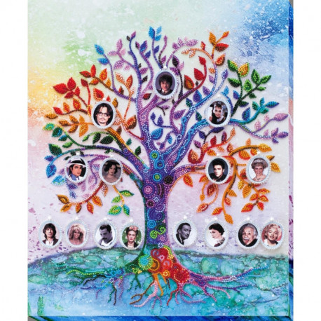 Набор для вышивки бисером на холсте Абрис Арт «Семейное дерево»