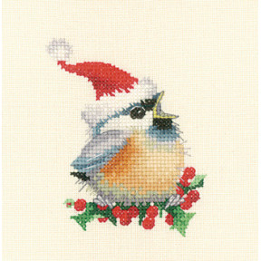 Набор для вышивания крестом Heritage Crafts Christmas Chick H866