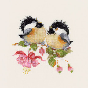 Набір для вишивання хрестиком Heritage Crafts Fuchsia Chick-Chat H777