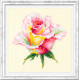 Набор для вышивки крестом Чудесная игла Нежная роза 150-004 фото