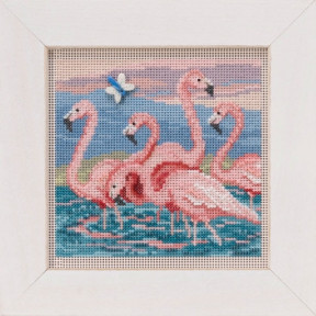 Набор для вышивания Mill Hill Flamingos MH141916