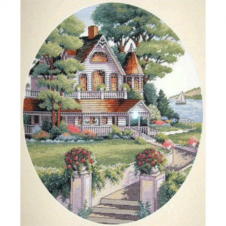 Набір для вишивання Dimensions 03874 Lovely Victorian Home фото